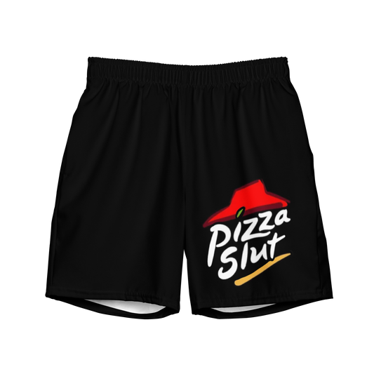 Pizza Slut swim trunks